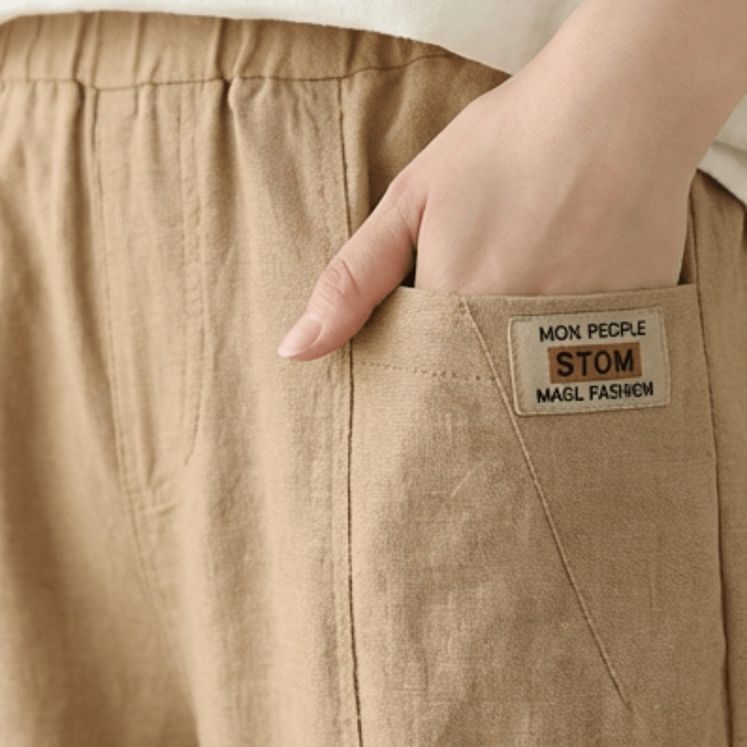 Linara – Cotton Linen Tapered Pants