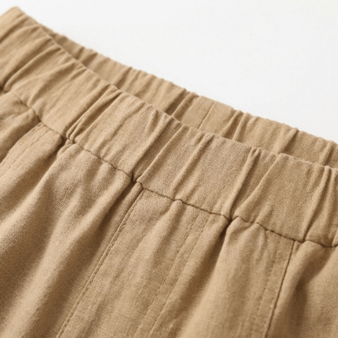 Linara – Cotton Linen Tapered Pants