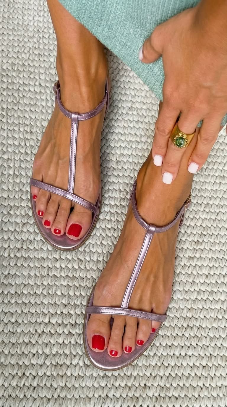 Bianca™ | Gold Summer Sandals