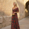 Poppy | Elegant Leaf Dress