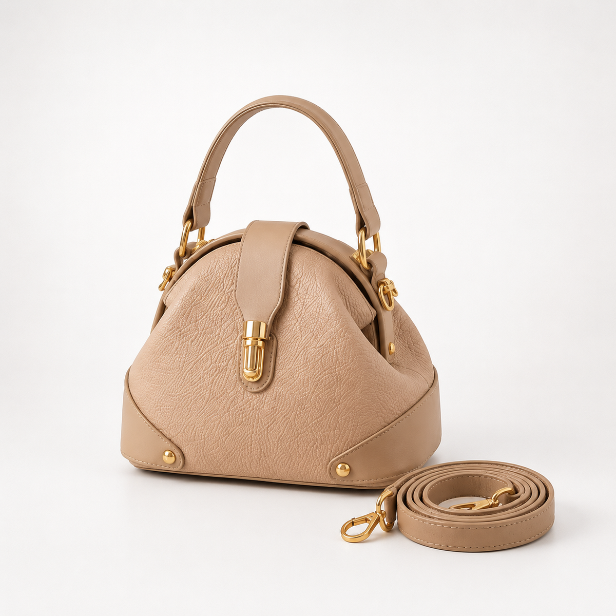 Cola – Two-Tone Leather Handbag for Day to Night