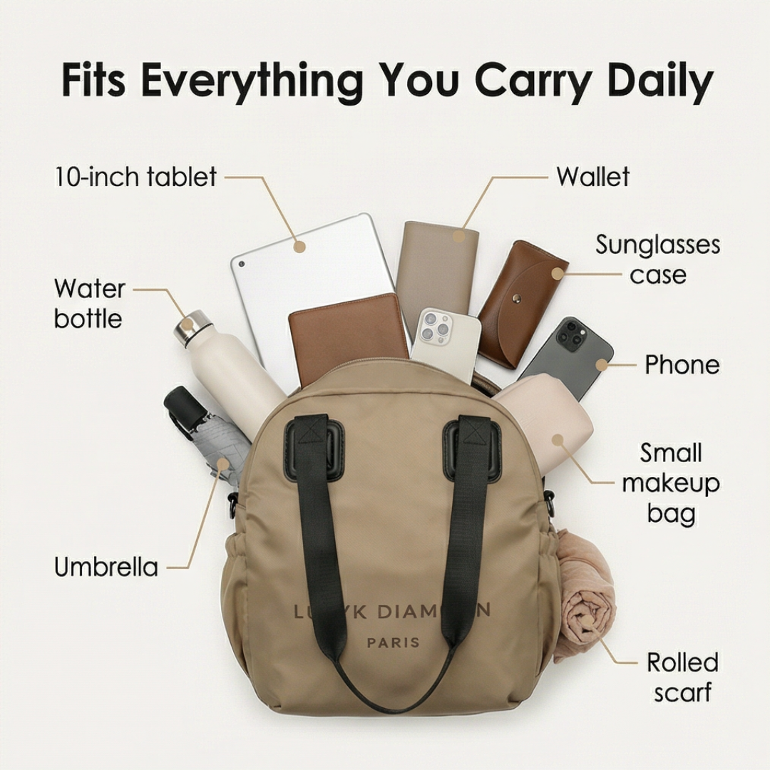 Carryvé 3 in 1 Convertible Nylon Backpack