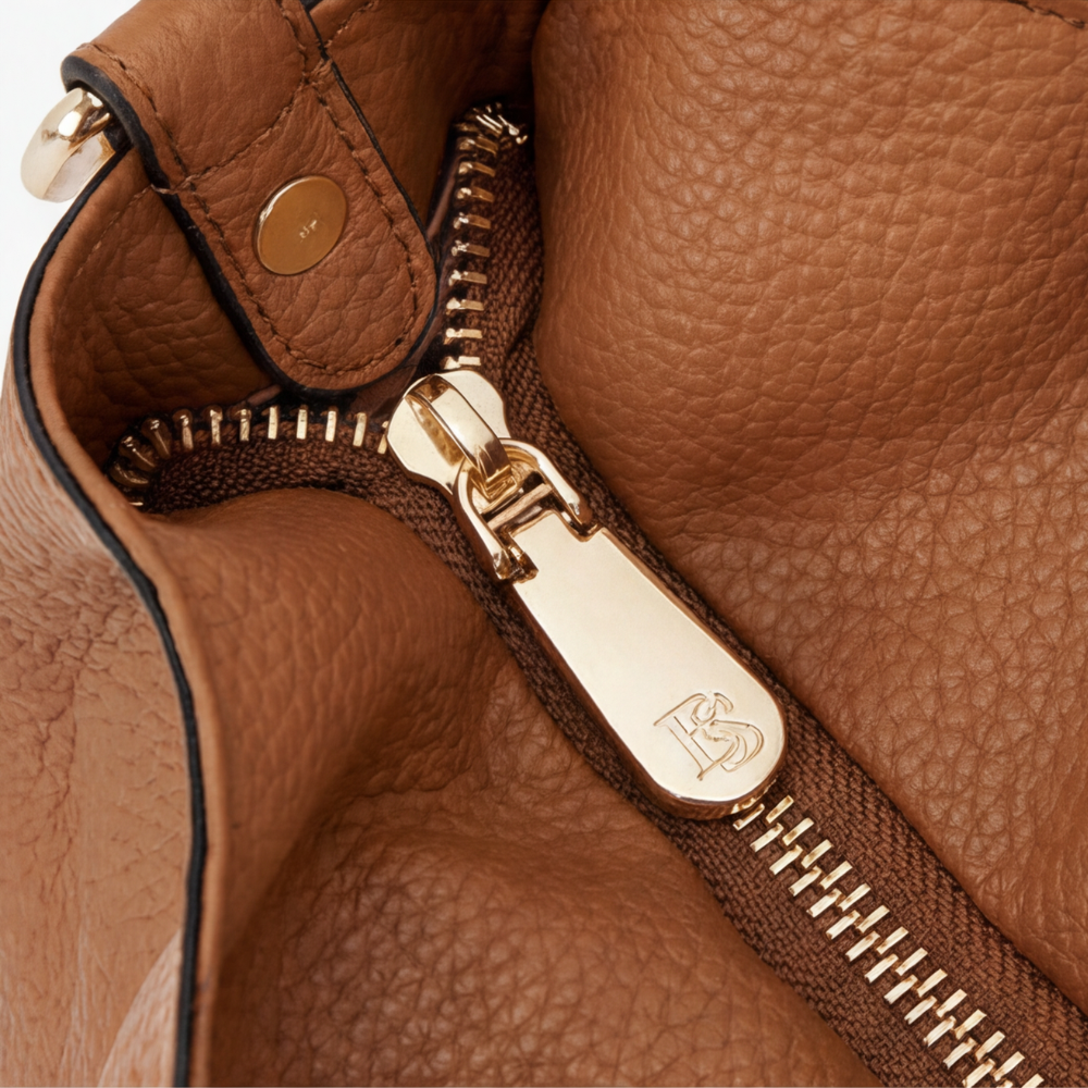 Carrina Soft Leather Everyday Hobo Bag