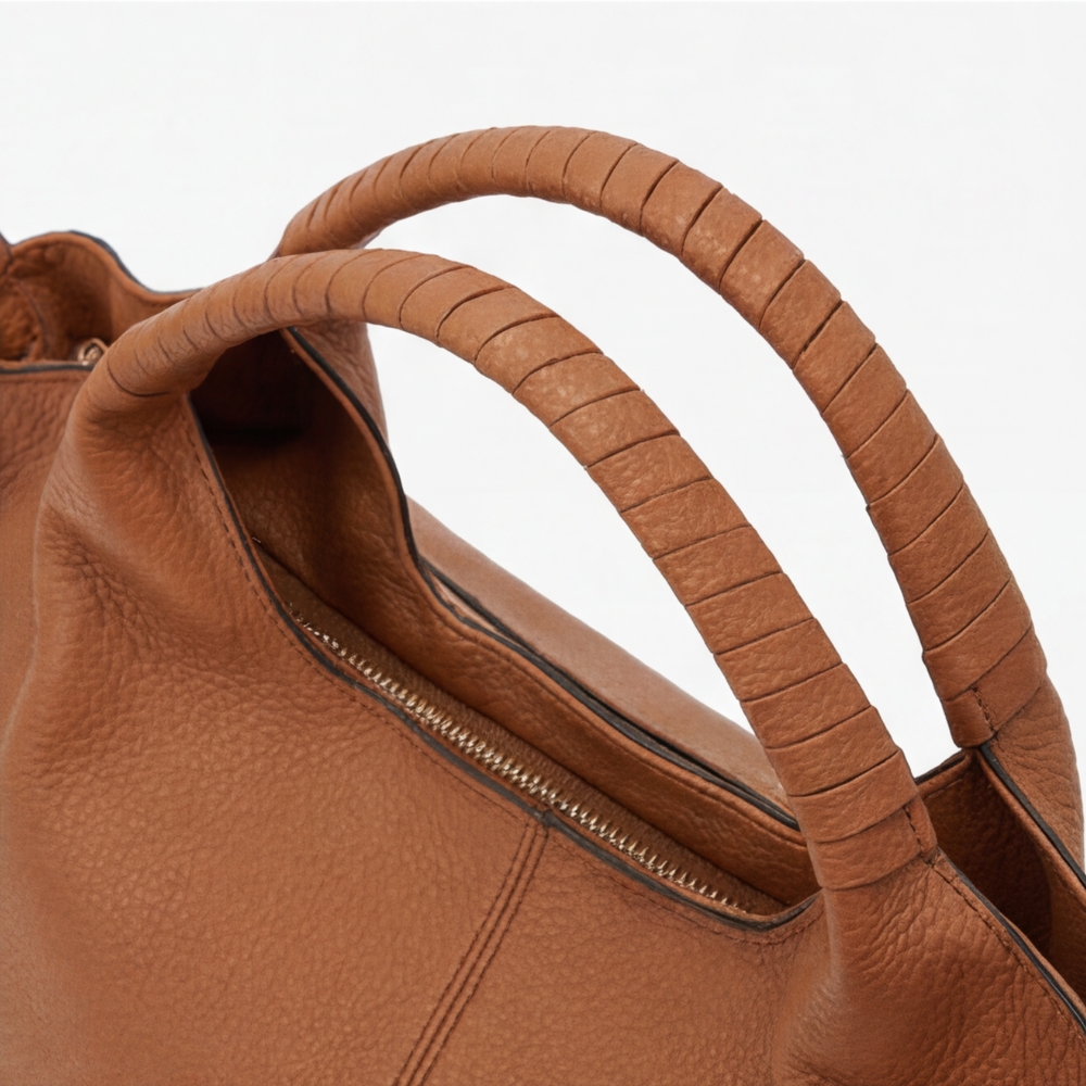 Carrina Soft Leather Everyday Hobo Bag