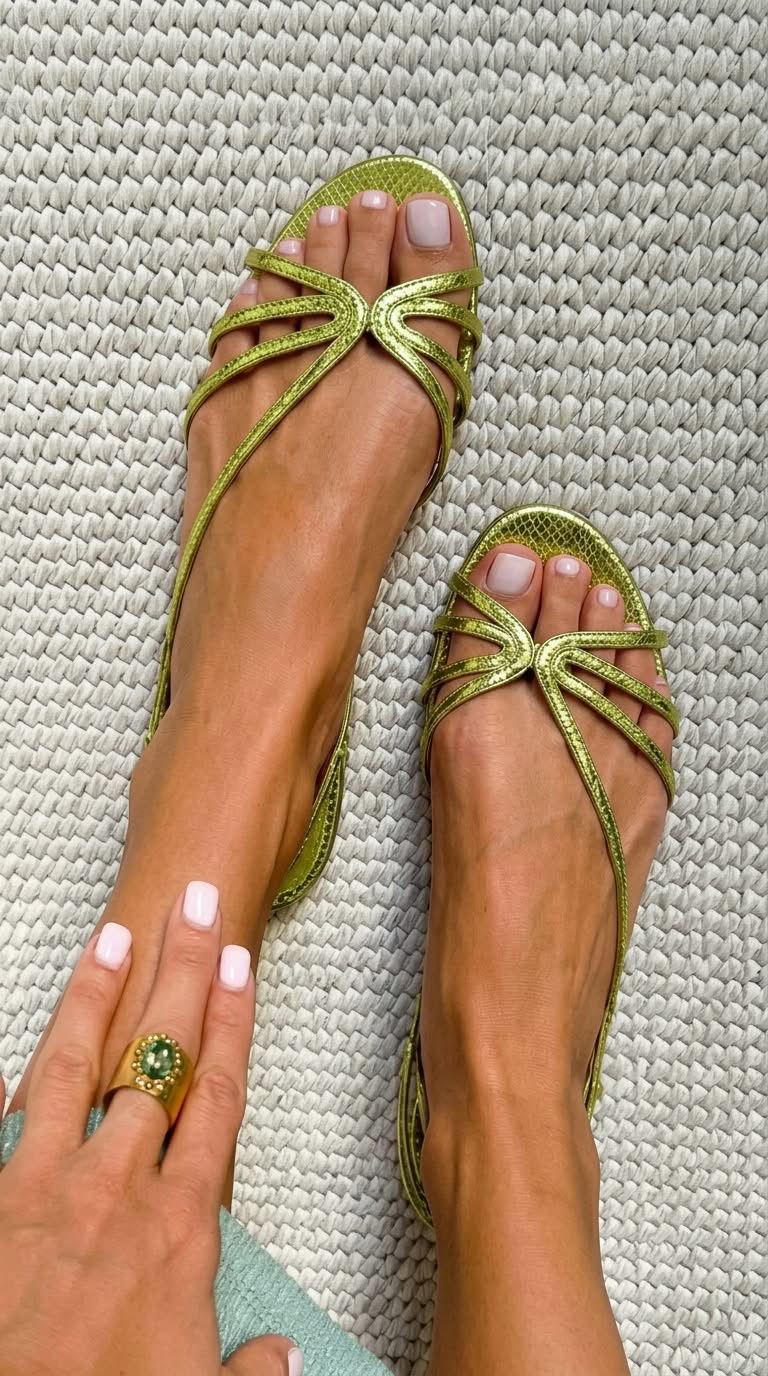 Camille™ | Gold Sandals, Summer Elegance