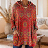 Lizzy | Retro Print Hooded Tunic