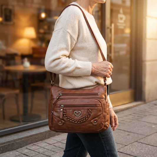 Veluna – Multi-Pocket Crossbody Bag for Everyday Carry