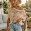 Aerela – Breezy Open Weave Knit Top