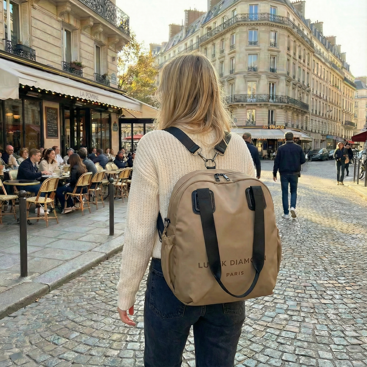 Carryvé 3 in 1 Convertible Nylon Backpack