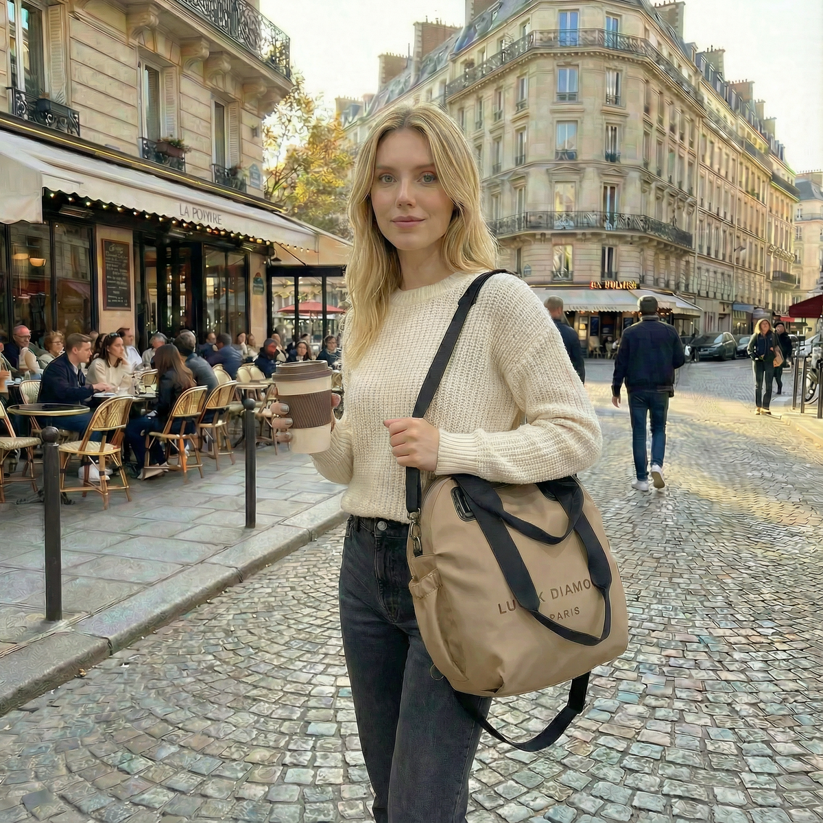 Carryvé 3 in 1 Convertible Nylon Backpack