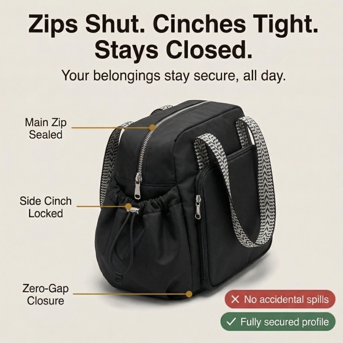 Carrova – Organized Everyday Tote with Backpack Straps