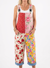 Comfortable Printed Overalls