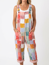 Comfortable Printed Overalls