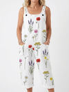 Comfortable Printed Overalls