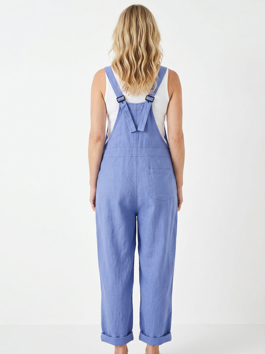 Comfortable Printed Overalls