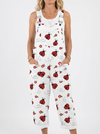 Comfortable Printed Overalls