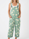 Comfortable Printed Overalls