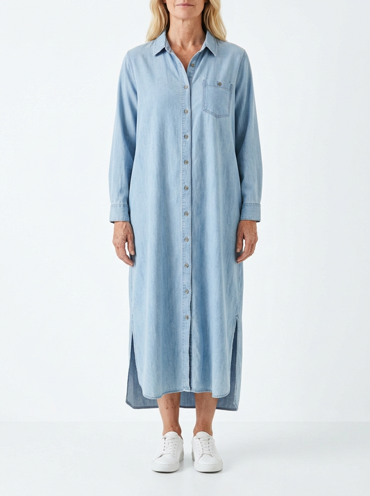 Adeline | Denim Shirt Dress