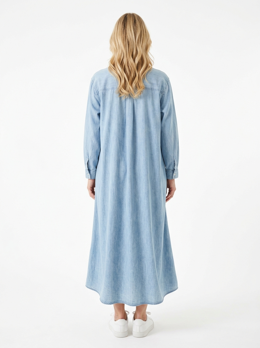 Adeline | Denim Shirt Dress