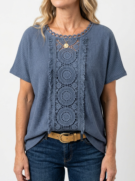 Piper | Detailed Knitted Top