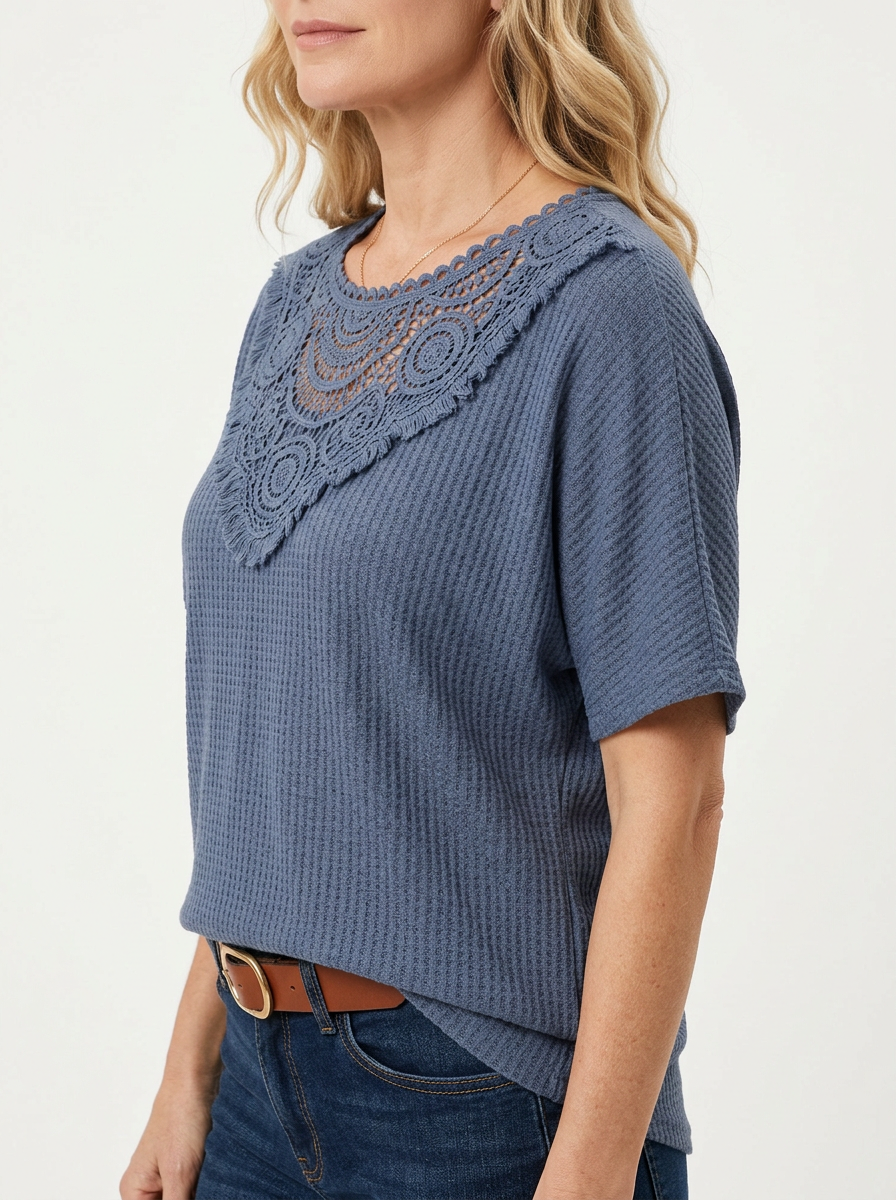 Piper | Detailed Knitted Top