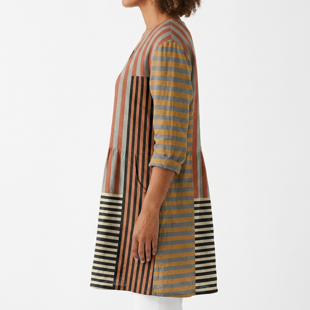 Cordelia | Long Blouse with V-Neck