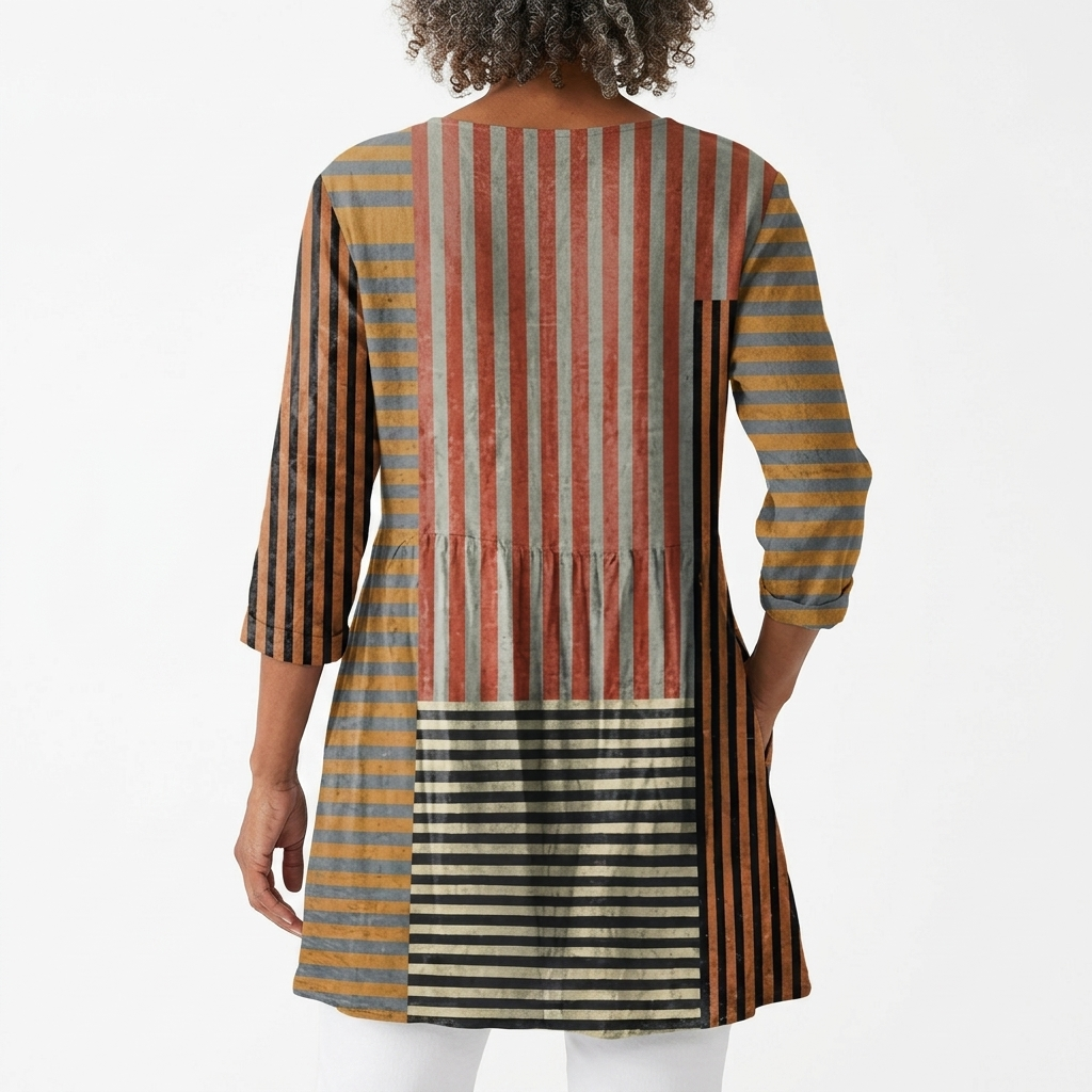 Cordelia | Long Blouse with V-Neck