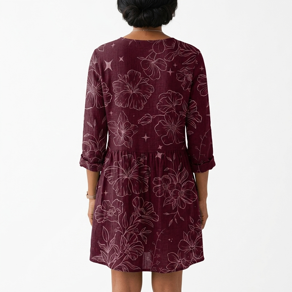 Florence | Long Blouse with V-Neck