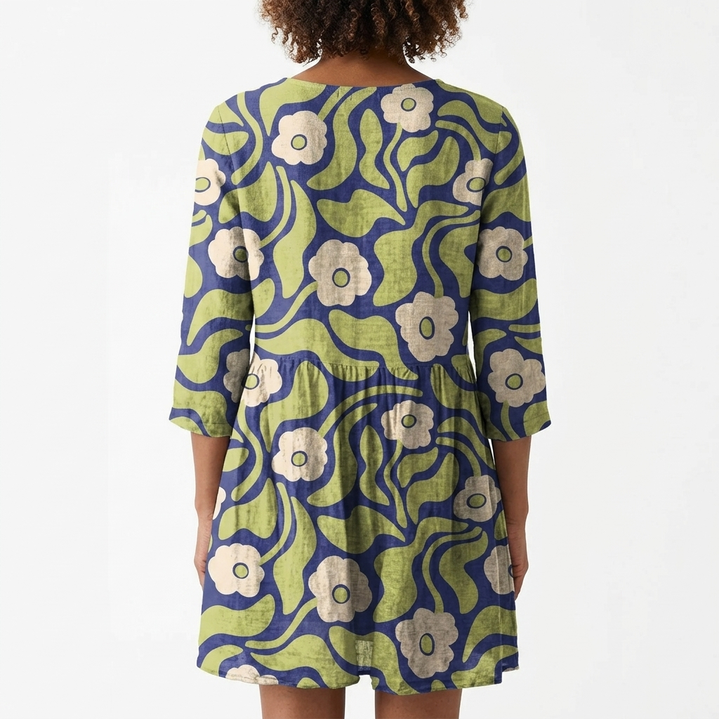 Elodie | Long Blouse with V-Neck