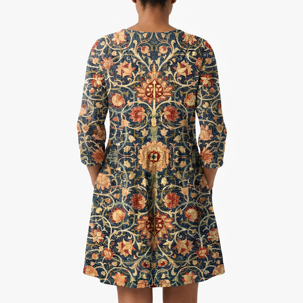 Celine | Long Blouse with V-Neck