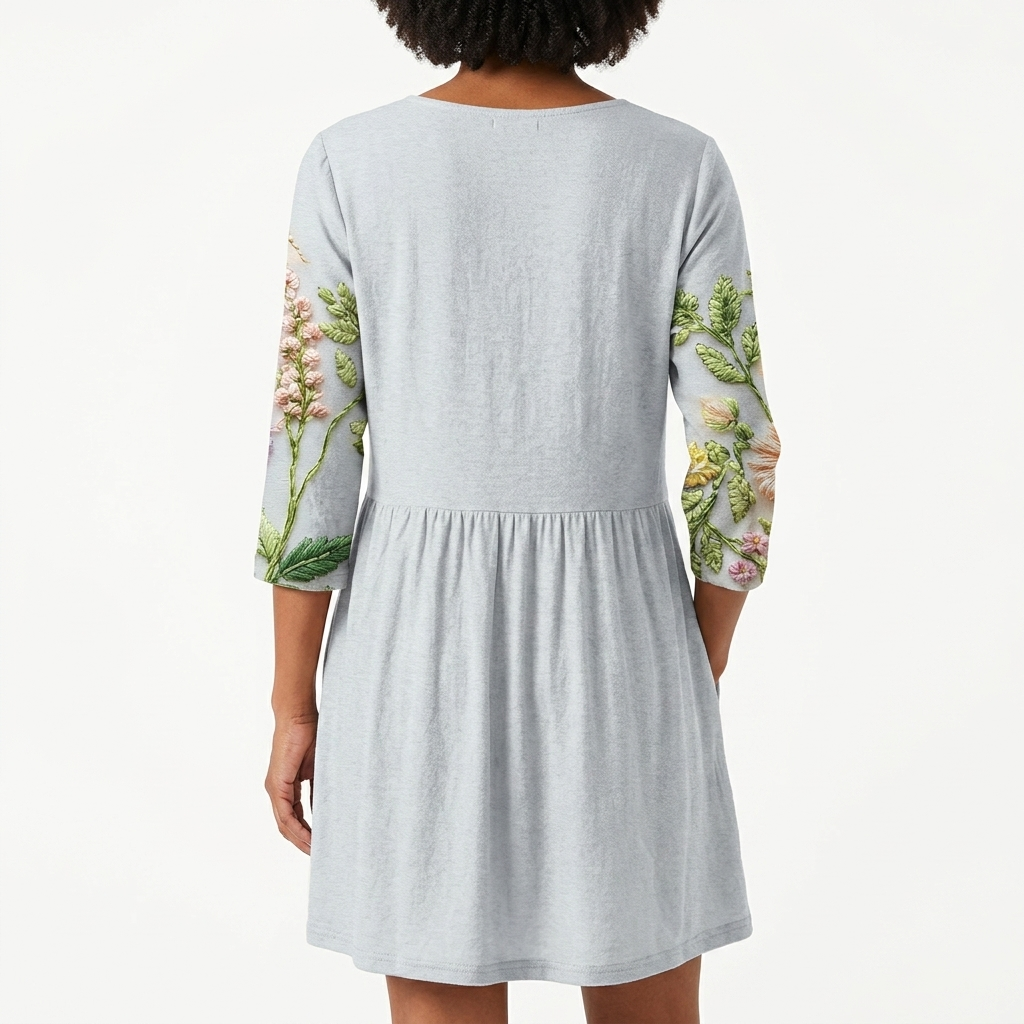 Marguerite | Long Blouse with V-Neck