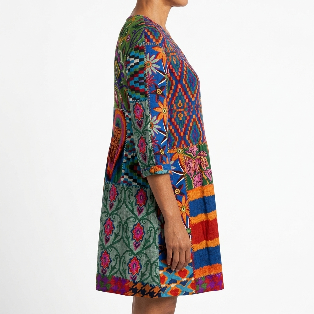 Delphine | Long Blouse with V-Neck