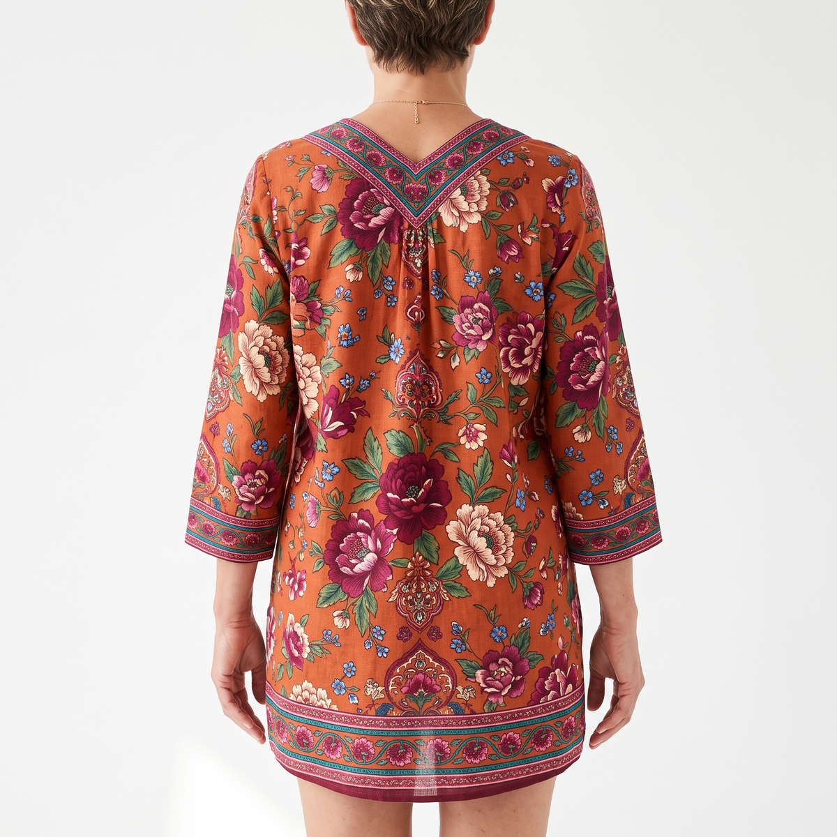Marion | Long Blouse with V-Neck