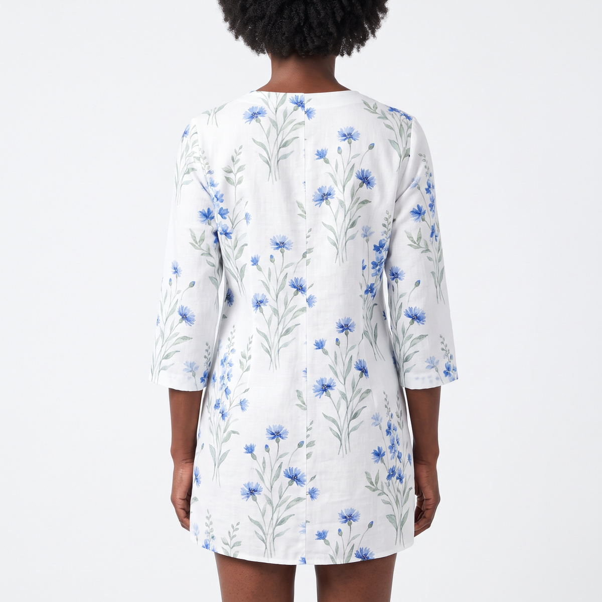 Jeanne | Long Blouse with V-Neck