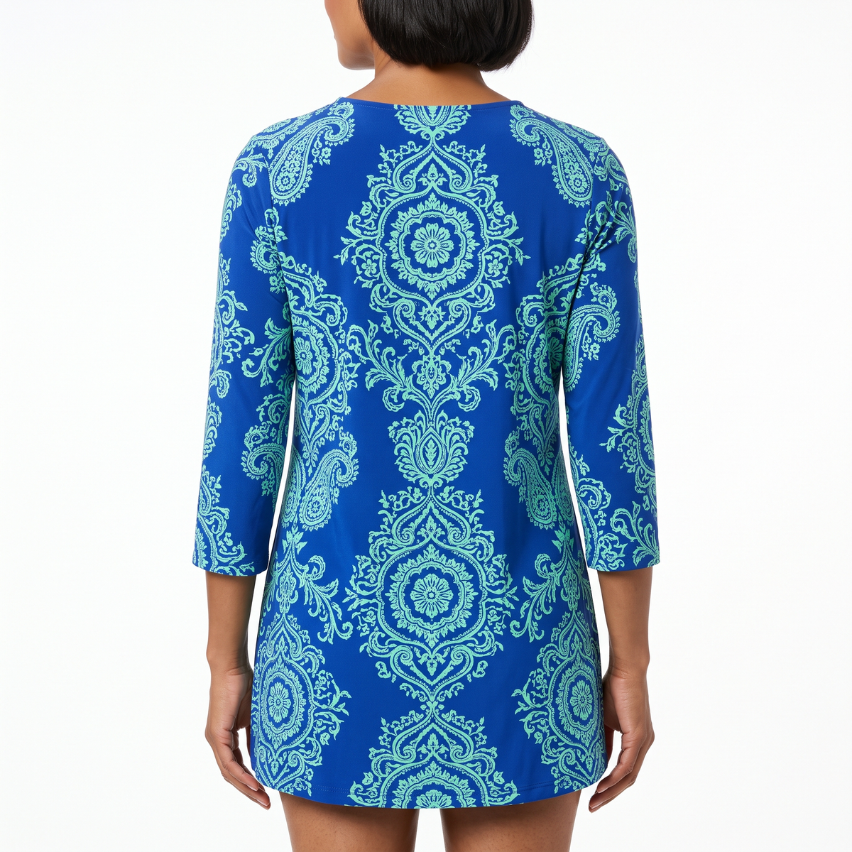 Ines | Long Blouse with V-Neck