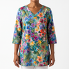 Maelle | Long Blouse with V-Neck