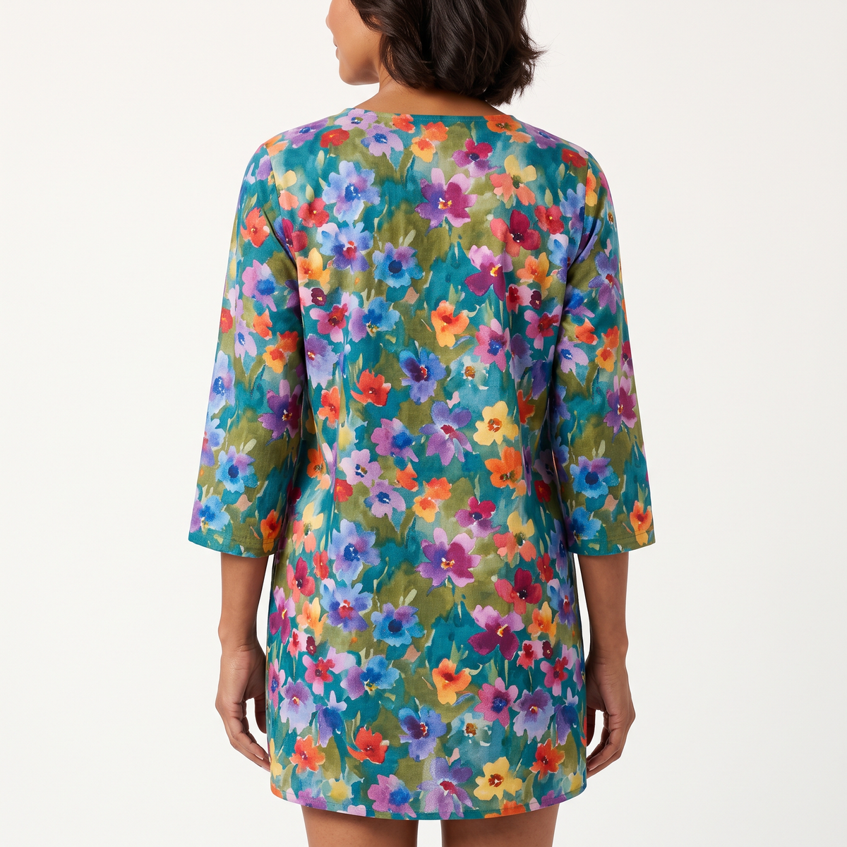 Maelle | Long Blouse with V-Neck