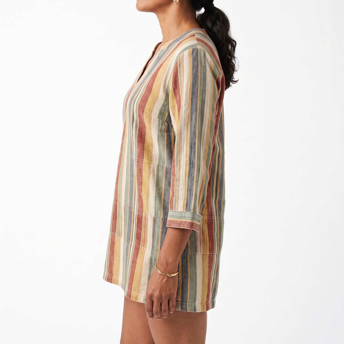 Chloe | Long Blouse with V-Neck
