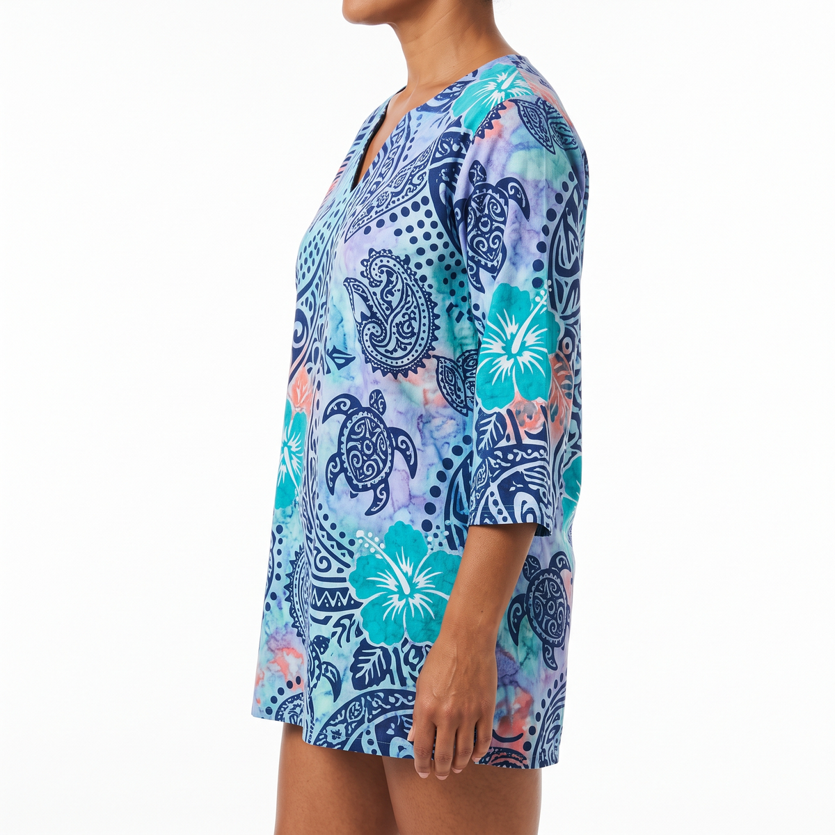Juliette | Long Blouse with V-Neck