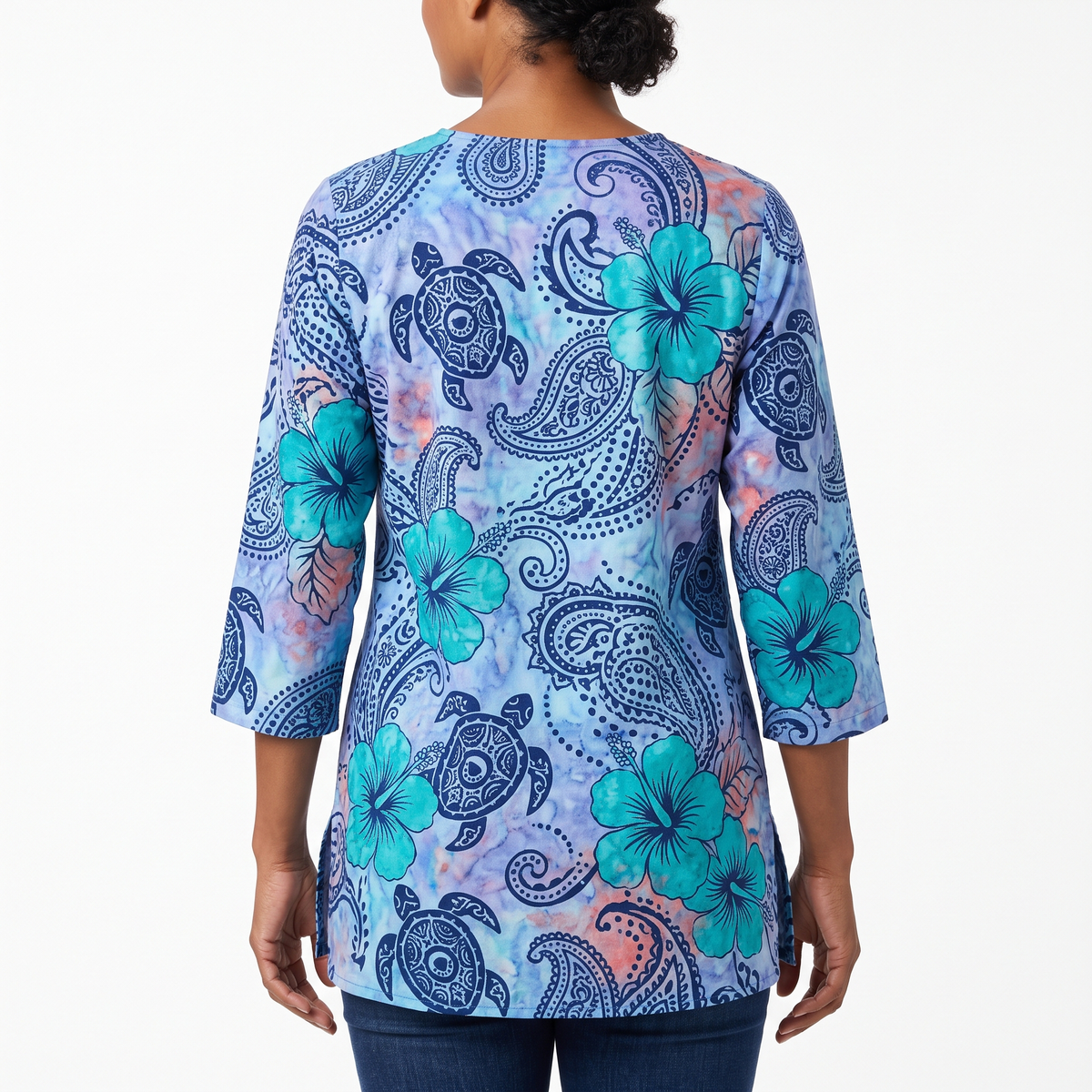 Juliette | Long Blouse with V-Neck