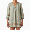 Elise | Long Blouse with V-Neck