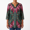 Manon | Long Blouse with V-Neck