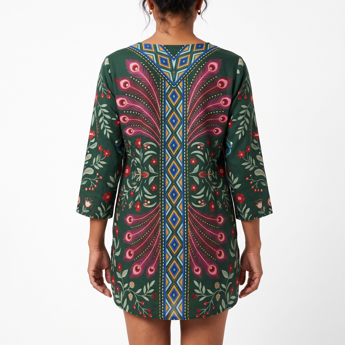 Manon | Long Blouse with V-Neck