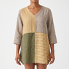 Camille | Long Blouse with V-Neck