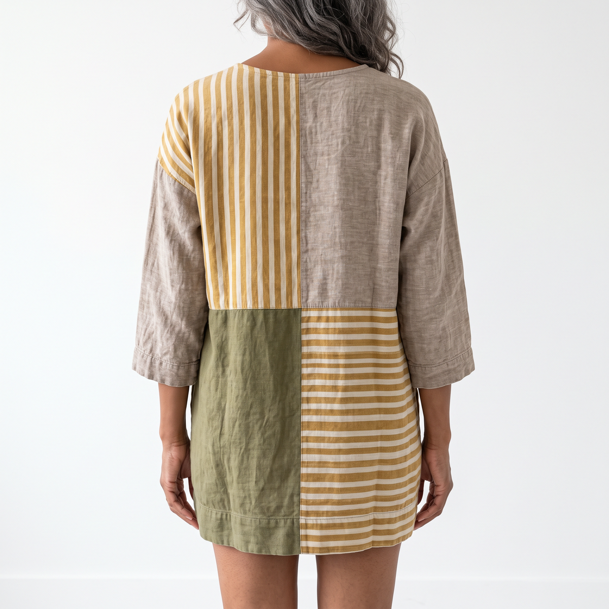 Camille | Long Blouse with V-Neck