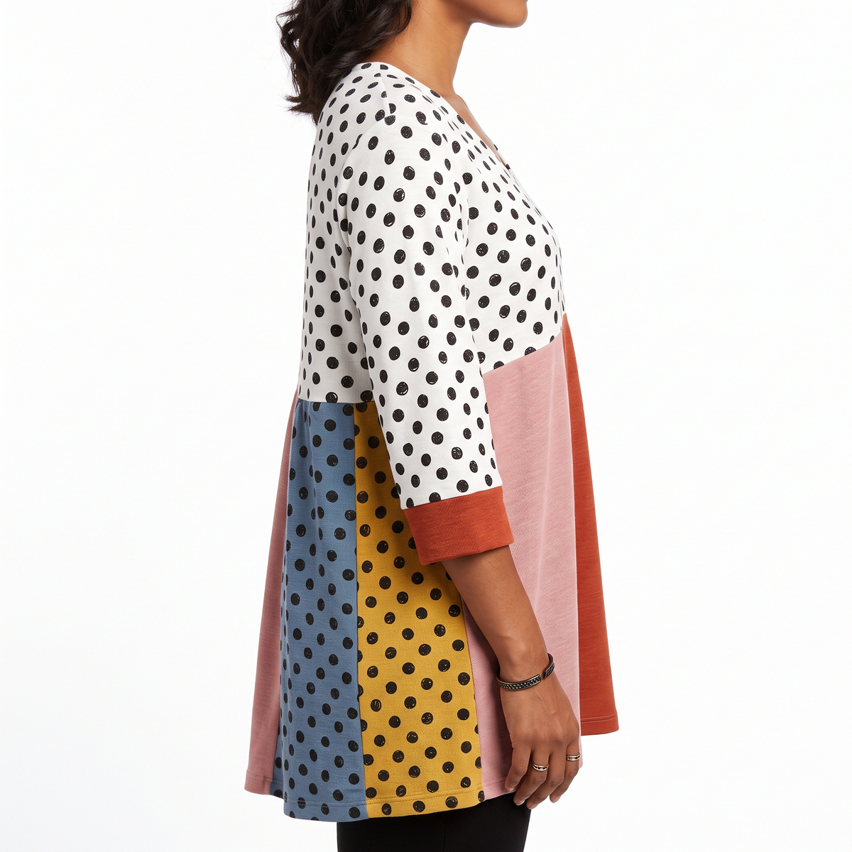 Valerie | Long Blouse with V-Neck