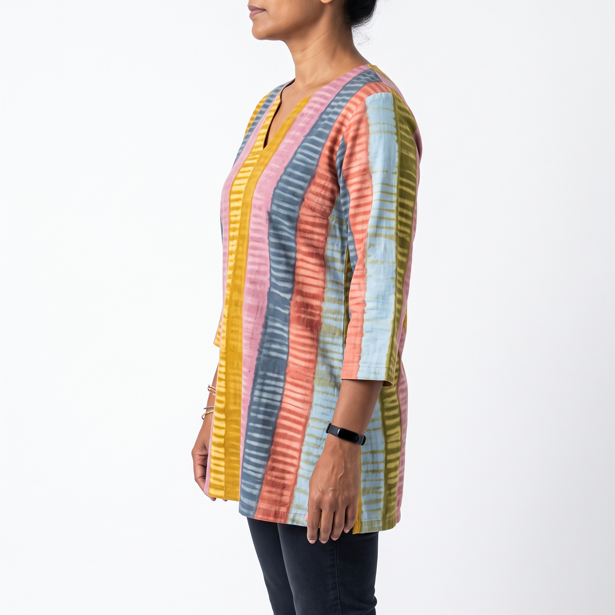 Anais | Long Blouse with V-Neck