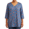 Melanie | Long Blouse with V-Neck