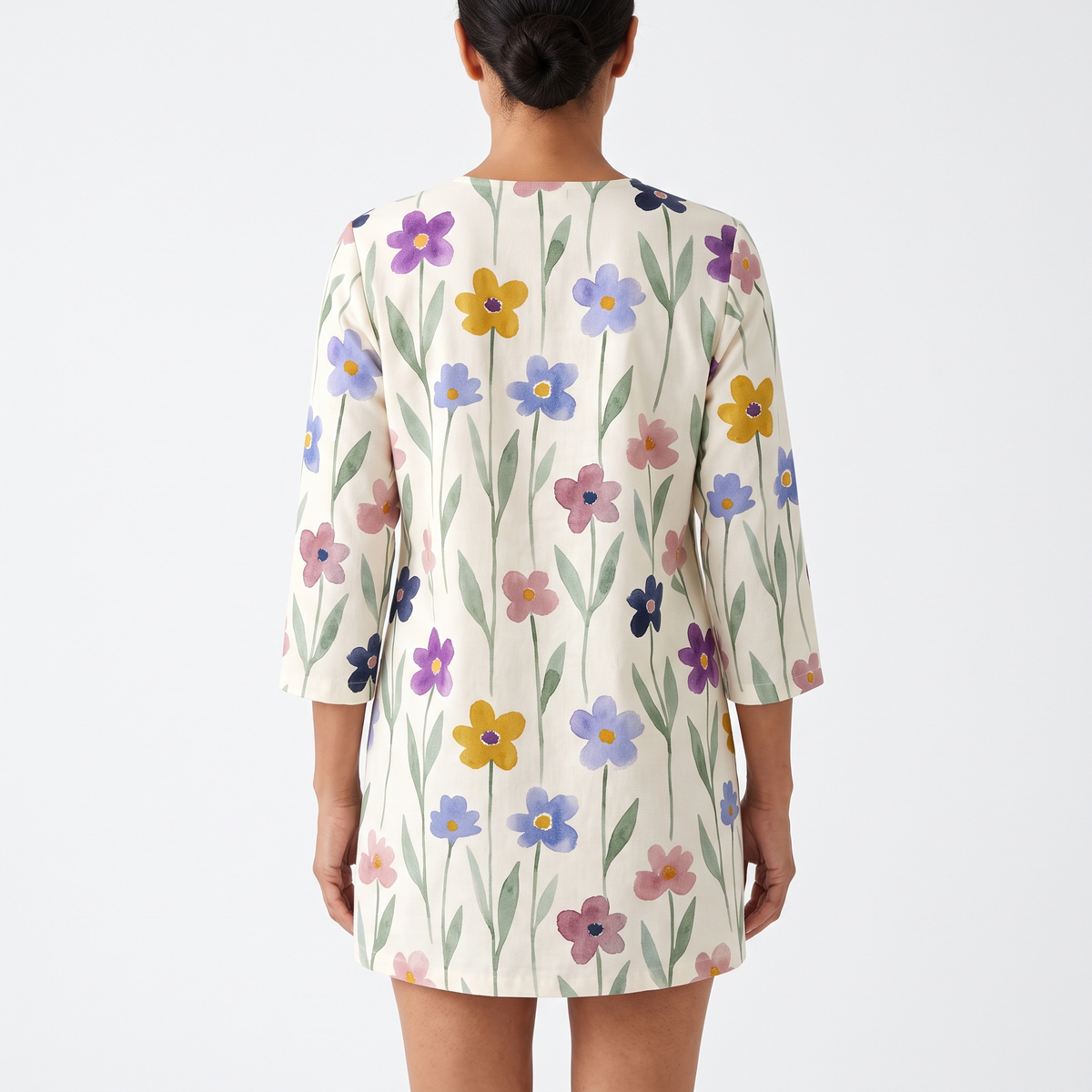 Louise | Long Blouse with V-Neck