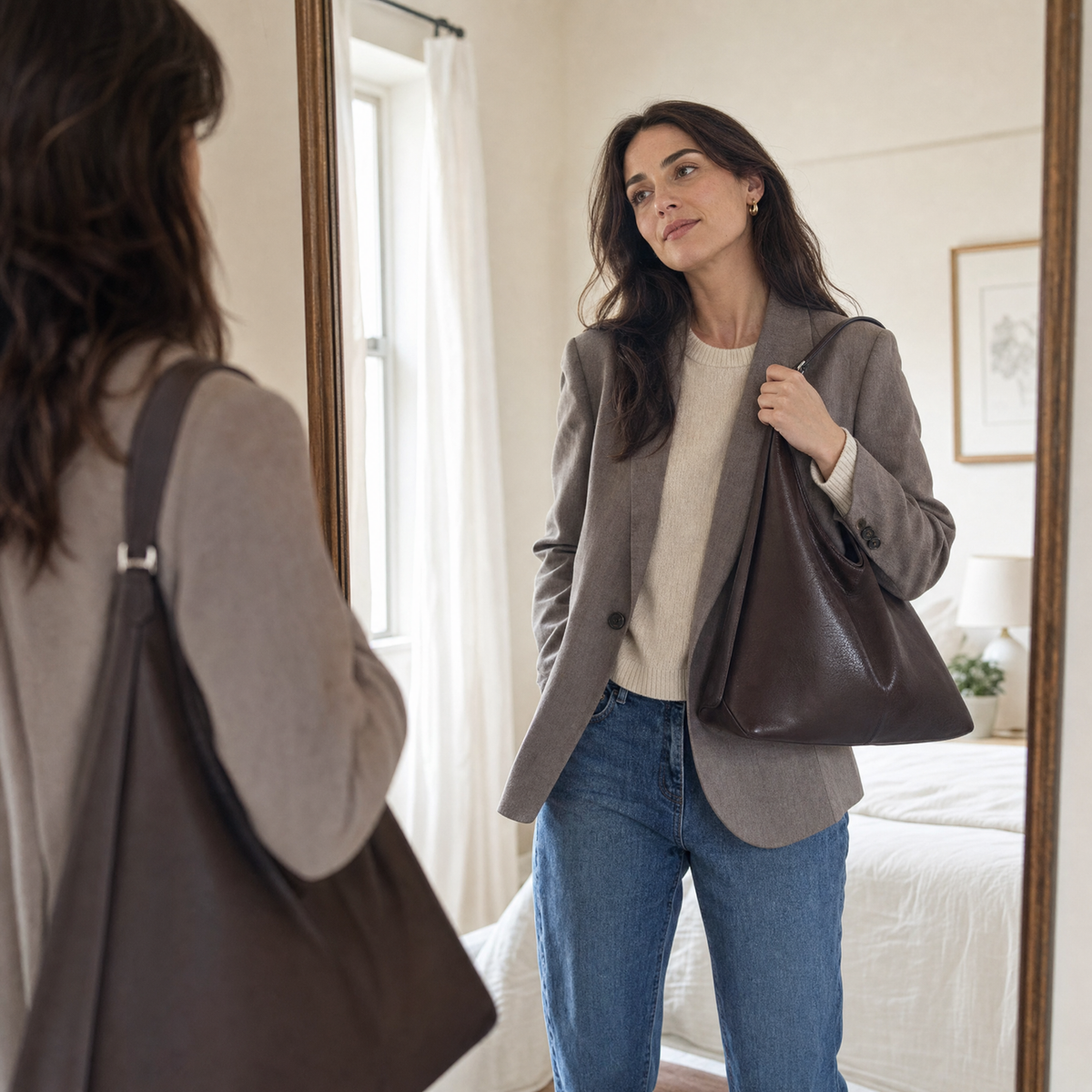 Siena — Slouchy Leather Hobo Bag for Everyday